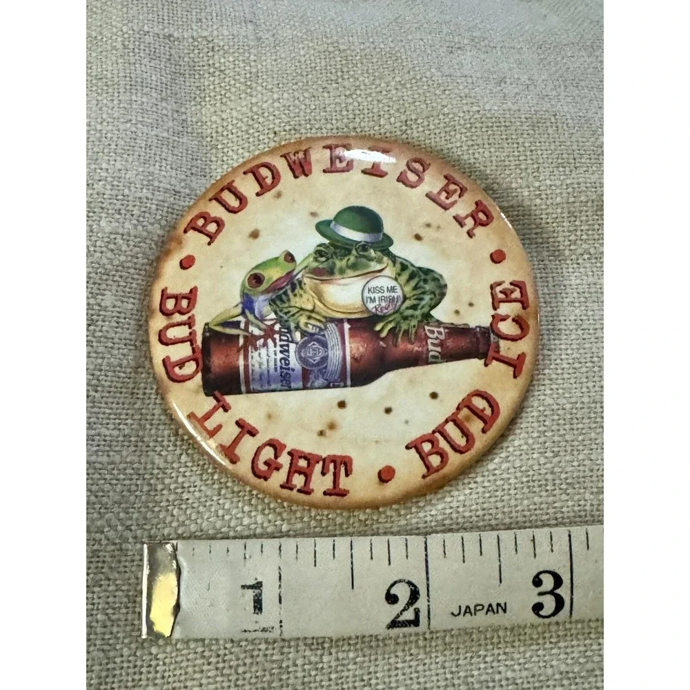 Budweiser Pinback Button 2.5